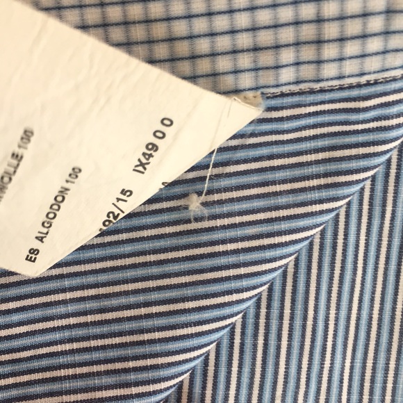 Blue Strips Casual Shirt Italian Made - Picture 5 of 8